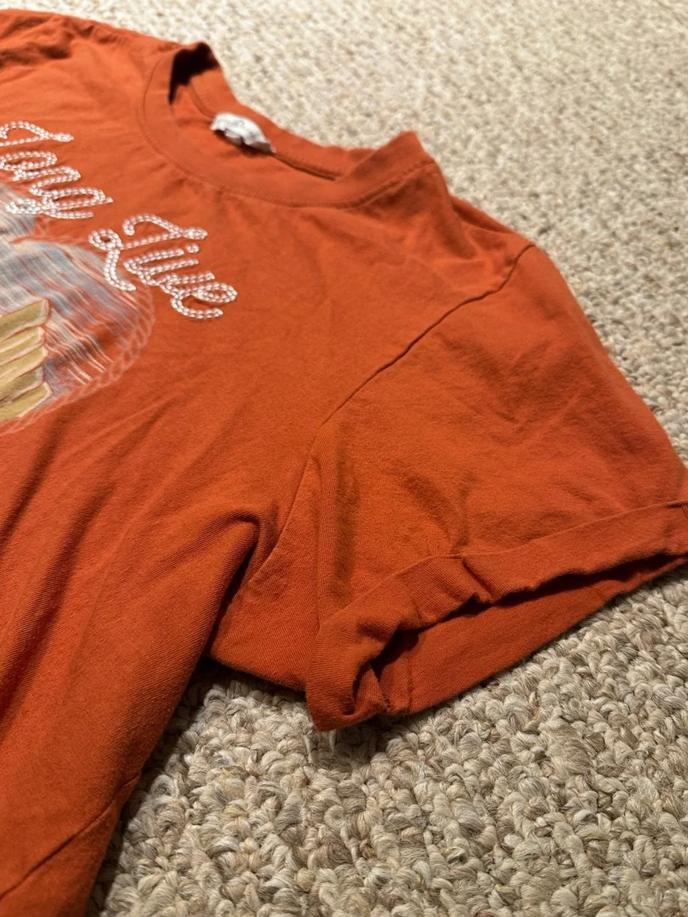 Long Live Cowboys Womens Boxy Cropped T-Shirt - Picture 6 of 6